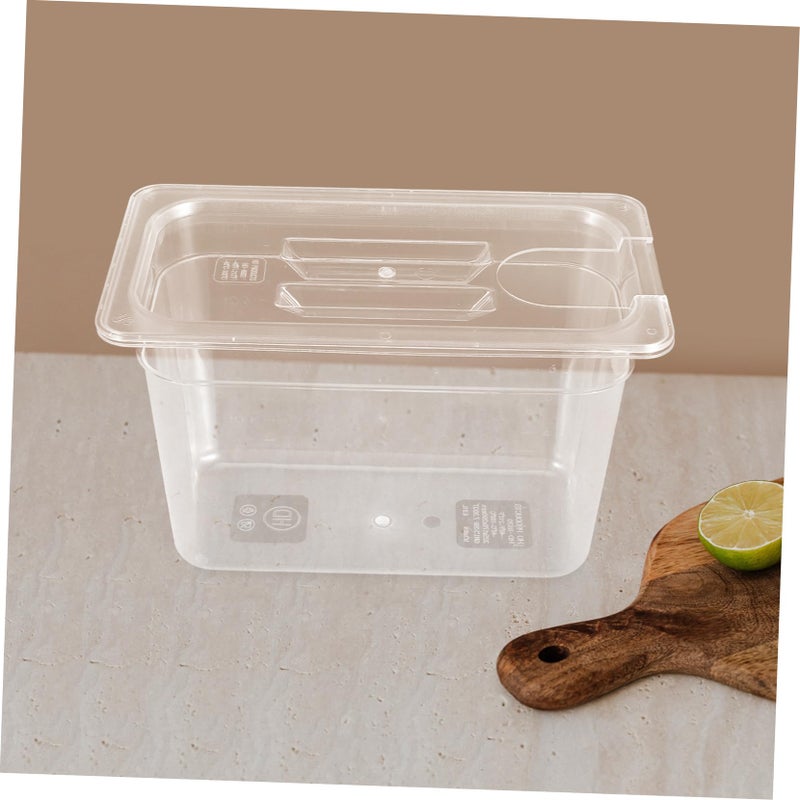 حاوية طهي بطيء شفافة للطهي بدرجة حرارة منخفضة وتخزين الطعام - Image 4